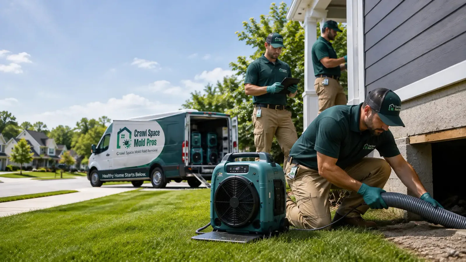 Crawl Space Mold Removal in Stapleton, NE